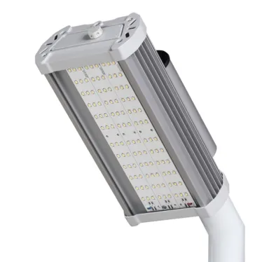 Светильник ДКУ светодиодный уличный консольный Белый свет 5000К КСС Д ULV-R24J 80W/5000К IP65 SILVER