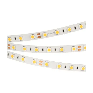 Лента светодиодная 14,4Вт/м 24В IP20 6000K 60LED/м RT-B60-10mm SMD 5060 5 м