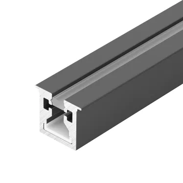 Профиль с экраном SL-MINI-3-H10-F12-2000 IRON GREY Алюминий+пластик