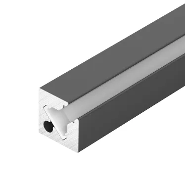 Профиль с экраном SL-KANT-H10-SQUARE-2000 IRON GREY Алюминий+пластик