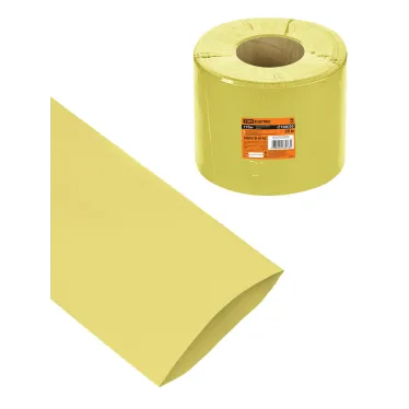 Термоусаживаемая трубка ТУТнг 100/50 желтая (25 м/ролл) TDM