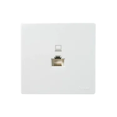 LETO Розетка компьютерная белый Lezard 752-0200-139