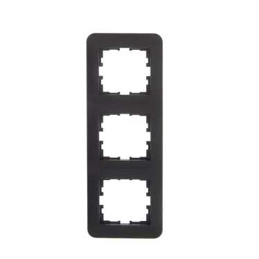 ASTI Рамка 3-ая вертикальная, чёрный бархат Lezard 7081-4200-153