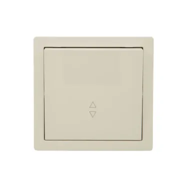 LETO Выключатель проходной крем Lezard 752-0300-105