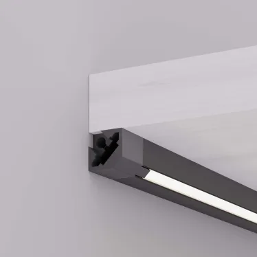 Профиль с экраном SL-KANT-H10-SQUARE-2000 IRON GREY Алюминий+пластик