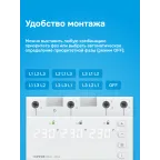 Переключатель фаз автоматический, на DIN-рейку, 63А, белая индикация