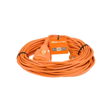 Удлинитель-шнур силовой УШз16 TDM (штепс. гнездо 20м ПВС 3х15)