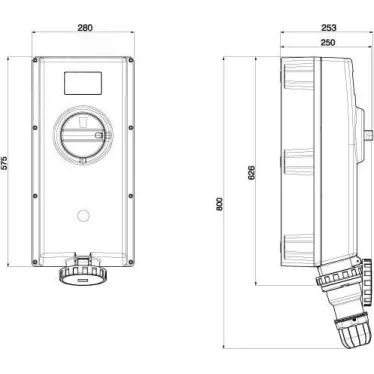 Трансформатор тока CT30 750A, класс 0.5S, 10ВА