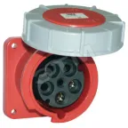 Розетка скрытой установки IP67 63A 3p+E+N 400V