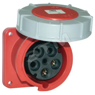 Розетка скрытой установки IP67 63A 3p+E+N 400V