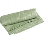 Мешок полипропиленовый, зеленый, для строительного мусора, 95х55 см, 10шт