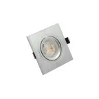 Светильник встраиваемый IP20 10 Вт GU5.3 LED сер. пластик DENKIRS DK3021-CM