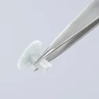 Пинцет захватный прецизионный заострённые гладкие губки L-120 мм хромоникелевая нержавеющая сталь антимагнитный