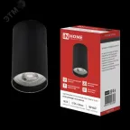 Светильник потолочный НПБ-ЦИЛИНДР-GU10 SBM-BL под GU10 55х100 мм черный IN HOME