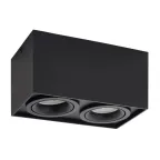 Светильник светодиодный накладной DK2004-BK IP20, 50Вт, GU10, черный, алюминий | DK2004-BK | DENKIRS