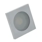 Светильник встраиваемый влагозащ. IP44 50 Вт GU10 серый алюм. DENKIRS DK3013-AL