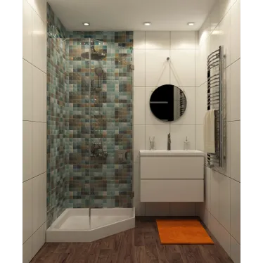 Светильник встраиваемый влагозащ. IP44 50 Вт GU10 серый алюм. DENKIRS DK3013-AL