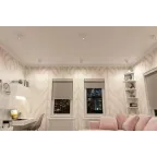 Светильник накладной IP20 10 Вт GU5.3 LED бел./хром пластик DENKIRS DK3090-WH+CH