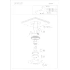 Светильник встраиваемый влагозащ. IP44 50 Вт GU10 серый алюм. DENKIRS DK3013-AL