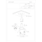 Светильник встраиваемый IP20 50 Вт GU10 бел. алюм. DENKIRS DK2031-WH