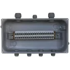 Коробка клеммная У-615 У2, 20 клемм, IP54 (пластиковые вводы PG) |  ET003156  | Электротехник