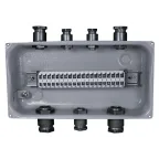 Коробка клеммная У-615 У2, 20 клемм, IP65 (металлические вводы) |  ET011239  | Электротехник