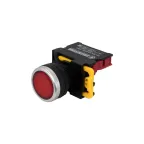                  ВК22-EW3462-65У1, красный, 1НЗ, цилиндр, c подсветкой 220В, d22мм, IP65, выключатель кнопочный  (ЭТ) |  ET006021  | Электротехник
               