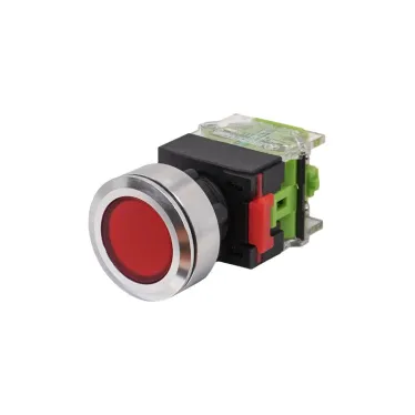 ВК30-M11/R/P, красный, 1НО+1НЗ, цилиндр, d30мм, IP65, выключатель кнопочный  (ЭТ) |  ET859212  | Электротехник