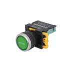                  ВК22-EА3311-65У1, зелёный, с символом "I", 1НО, цилиндр, d22мм, IP65, выключатель кнопочный  (ЭТ) |  ET020017  | Электротехник
               