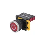 ВК22-EA4322-65У1, красный, с символом "○", 1НЗ, цилиндр, d22мм, IP65, выключатель кнопочный  (ЭТ) |  ET924745  | Электротехник