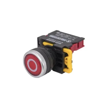 ВК22-EA4322-65У1, красный, с символом "○", 1НЗ, цилиндр, d22мм, IP65, выключатель кнопочный  (ЭТ) |  ET924745  | Электротехник