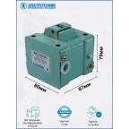 МИС-3100 ЕУ3, 110В, тянущее исполнение, ПВ 100%, IP20, с гибкими выводами, электромагнит   |  ET520091  | Электротехник