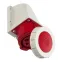 Розетка настенная 32А/400V/3P+N+E/IP67