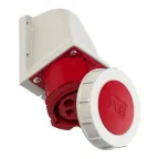 Розетка настенная 32А/400V/3P+N+E/IP67