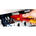 Плоскогубцы захватные VDE 1000V из армированного фиберглассом пластика диапазон применения до -40°С L-180 мм диэлектрические