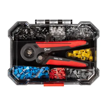 Набор втулочных наконечников НШВИ К-1490-1 в пластиковом двухъярусном органайзере