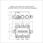 Коробка огнестойкая для заливки бетоном 80-0890-FR10,0-6 Е15-Е120 118х76х60