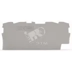 Пластина торцевая и промежуточная 4-проводная на DIN рейку