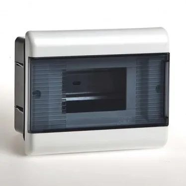 Щиток распределительный встраиваемый на 5 модулей с дверцей белый IP40 (ЩРв-П-5)