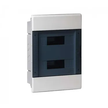 Щит распределительный встраиваемый на 24 модуля с дверцей белый IP40 (ЩРв-П-24)