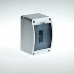 Щиток распределительный навесной на 4 модуля с дверцей белый IP40 (ЩРн-П-4)