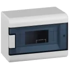 Щиток распределительный навесной на 9 модулей с дверцей белый IP40 (ЩРн-П-9)