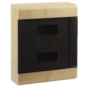 Щит распределительный навесной на 24 модуля с дверцей сосна IP40 (ЩРн-П-24)