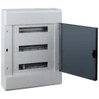 Щит распределительный навесной на 54 модуля с дверцей серый IP41 (ЩРн-П-54)