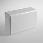                  Щиток распределительный навесной на 9 модулей с непрозрачной дверцей белый IP40 (ЩРн-П-9)
               