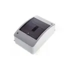 Щиток распределительный навесной на 6 модулей с дверцей белый IP40 (ЩРн-П-6)