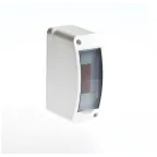 Щиток распределительный навесной на 2 модуля с дверцей белый IP40 (ЩРн-П-2)