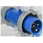 Вилка переносная ССИ-0132 16А-6ч/200-250В 2P+PE IP67 IEK