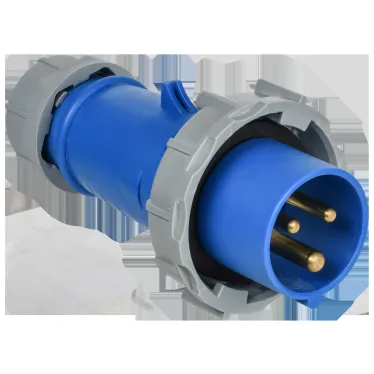 Вилка переносная ССИ-0132 16А-6ч/200-250В 2P+PE IP67 IEK