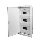 Щит распределительный встраиваемый на 36 модулей с металлической дверцей белый IP40 (ЩРв-36)